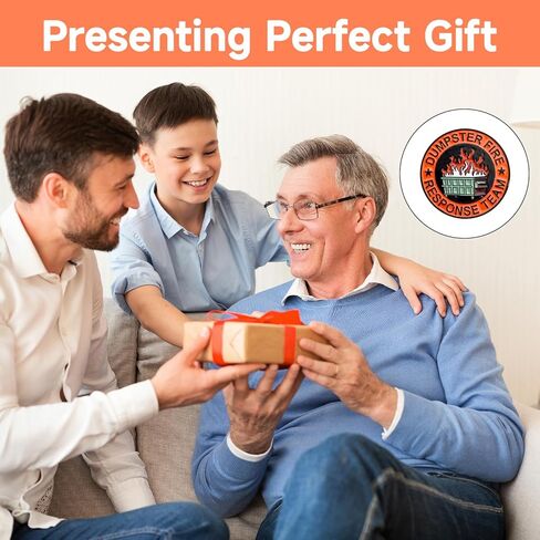 10Pcs Dumpster Fire Response Team Enamel Pins, Emotional Support Dumpster Fire Funny Sarcastic Badges Hilarious Work Team Gifts, For Office Colleagues Jackets Backpacks Desk Decor in Kuwait