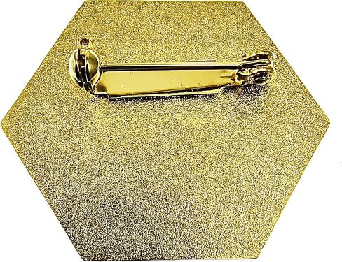 دبوس طية صدر سداسي من Omega Psi/Ψ Phi Founders [ذهبي - عرض 1.8 بوصة × طول 1.5 بوصة] - رقم التعريف #39923 in Saudi Arabia