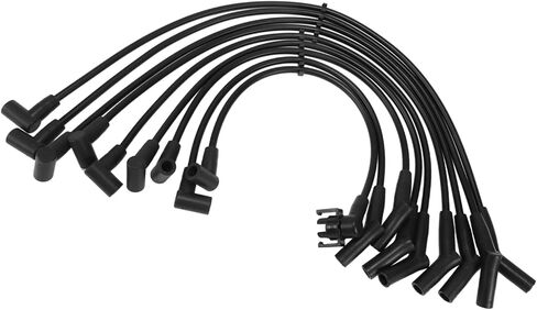 Motoforti Car Spark Plug Coil Wires Ignition Coil Harness Cable Fit for Ford F-150 V8 5.0L 1994-1996 No.F4PZ12259D/F4PZ12259E - Pack of 9 Long-lasting in Saudi Arabia