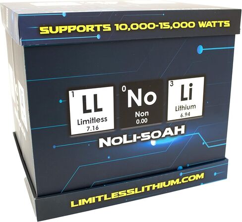 بطارية NoLi Sodium 50AH تصل إلى 13,000 واط 10 فولت-16 فولت in Kuwait