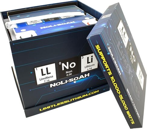 بطارية NoLi Sodium 50AH تصل إلى 13,000 واط 10 فولت-16 فولت in Kuwait