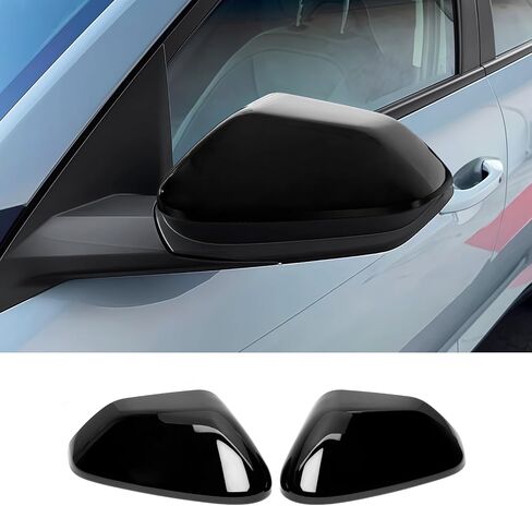 ABS Car Exterior Mirror Cover Side Rear View Mirror Covers Caps Compatible with Kia K4 2025-2026 Accessories (Carbon Fiber Style) in Saudi Arabia