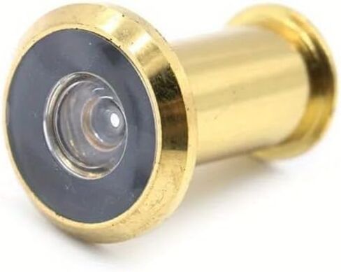 1PC Door Viewer 200 Degree Wide Angle Peephole Security Hidden Door Adjustable Glass Lens for Furniture Hardware Tools (Silvery) in Saudi Arabia