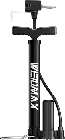 Bike Pump Portable, Bike Tire Inflator, Bicycle Hand Air Pump with Presta and Schrader, Ball Pump Inflator Bicycle Floor Pump Suitable for Baby Stroller Tires, Balls, Road and Mountain Bikes in Saudi Arabia