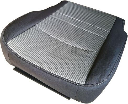 Driver Side Bottom Seat Cover Compatible with 2009-2012 Dodge Ram 1500 2500 3500 4500 5500 SLT Longhorn Sport Power Wagon ST TRX TRX4, Cloth Gray Replacement Front in Saudi Arabia