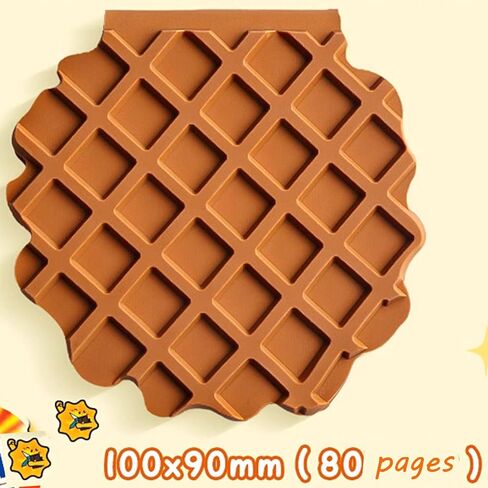 Senroce Chocolate notebook Mini Notepad Set Cookie shape Design Cute Pocket Notepad for Journaling, Creative Stress Relief Fidget Unique Gift 80 Pages (Random styles for 2pcs) in Saudi Arabia