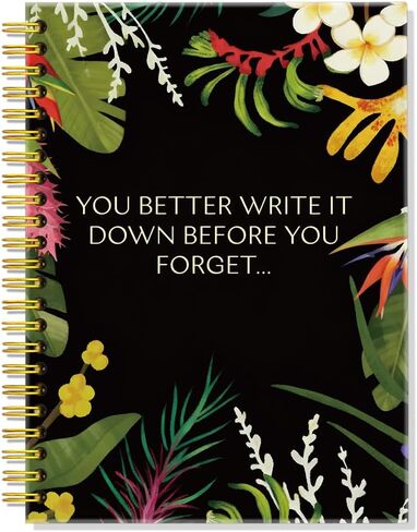 ERHACHAIJIA Chaos Coordinator 160 Pages Hardcover Lined Spiral Notebook, Funny Floral Thank You Gifts for Women Leader Coworker Teacher Admin Manager, Appreciation Gifts for Boss Lady Team HR in Kuwait