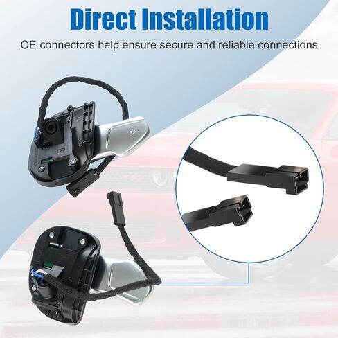 5RQ09DX9AC 2PCS Steering Wheel Paddle Shifter Extensions for Challenger Charger 2015-2021 Durango 2018-2020 for Chrysler 300 2017-2020 for Jeep Grand Cherokee 2014-2021 5RQ08DX9AC in Saudi Arabia