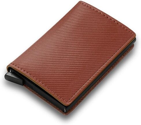Simplofficial SIMPL Toggl™ Wallet Men's Genuine Leather Wallet RFID Blocking Credit Card Holder Minimalist (Black) in Saudi Arabia