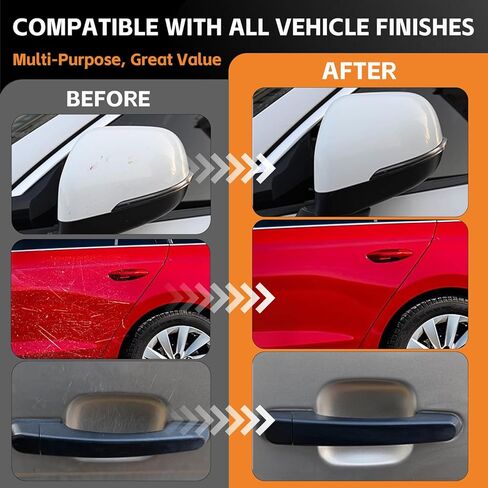 2026 مزيل خدوش السيارة المطور للمركبات، مزيل خدوش طلاء السيارة الفعال للخدوش الخفيفة إلى المتوسطة، طقم إصلاح خدوش السيارة آمن لجميع ألوان الطلاء، سهل الاستخدام لتلميع التفاصيل التلقائية in Kuwait