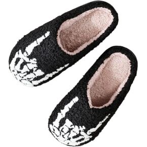 Halloween House Slippers, Warm Cozy Ghost Pumpkin Slippers for Women and Men, Indoor Outdoor Home Holiday Use in Kuwait