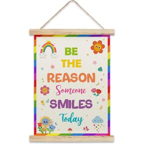 ملصقات ديكور للفصل الدراسي، كن سببًا في ابتسامات شخص ما اليوم، ديكور علم قماشي معلق لباب جدار الفصل الدراسي، ديكورات اقتباسات تحفيزية إيجابية للمدرسة، ملصقات العودة إلى المدرسة للفئة -04 in Kuwait