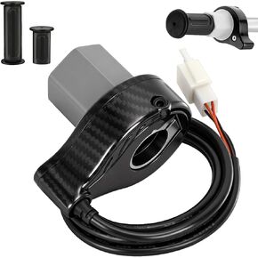 Imitation Carbon Fiber MX350 Throttle Replacement for Razor MX400 MX350 (V33+) Dirt Rocket Bike E300 (V20+) E200 (V24+) Electric Scooter Pocket Mod, 24V Twist Throttle Kit with Handlebar Grips in Kuwait