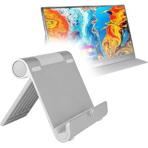 BoxWave Stand and Mount Compatible with Newsoul MNN Portable Monitor M156F01 (15.6 in) - VersaView Aluminum Stand, Portable, Multi Angle Viewing Sturdy in Kuwait