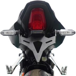 الألومنيوم لوحة ترخيص حامل الحاجز مزيل تسجيل قوس دراجة نارية لهوندا CBR650R/CB650R 2021-2025 الحاجز مزيل حامل لوحة ترخيص/الذيل مرتب قوس ل 650R لوحة ترخيص LED in Kuwait