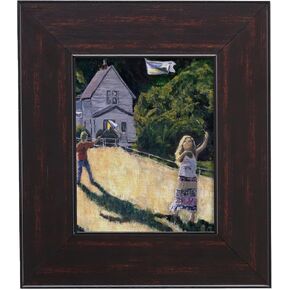 إطار هواء خشبي مربع DIY للقماش مقاس 12 × 12، إطارات عائمة من القماش العتيق بعرض 3.1 بوصة، إطار عائم من القماش العتيق، إطارات صور مزخرفة (12 بوصة × 12 بوصة، جوز أسود) in Kuwait