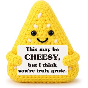 جبنة كروشيه، هدية عيد ميلاد لعيد الحب لزميل العمل، رئيسه، صديقه، تعزيز العمل، الاستقالة، التخرج، الدعم العاطفي الإيجابي، تخفيف التوتر، التحفيز، التشجيع، الحاضر in Kuwait