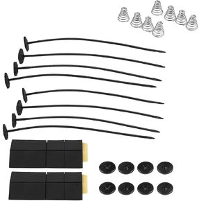 40PCS Car Radiator Fan Mounting Kit, Vehicle Radiator Cooler Fan Installation Kit, Electric Transmission Cooling Zip Tie Mount Holder Down Set, Universal for Most Vehicles in Saudi Arabia