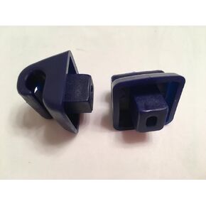 Danci Compatible with Mercedes Sun Visor Clips Holders W123 W124 W126 W140 W201-2 Pieces (Blue) in Kuwait