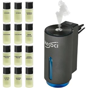 Smart Car Air Freshener Diffuser – Rechargeable Auto Scent Device with 12 Refills – Anti-Leak System, 3 Spray Modes & Motion Sensor Auto On/Off in Saudi Arabia