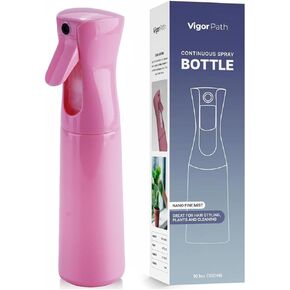 زجاجة رذاذ مستمرة للشعر من فيجور باث - رذاذ فاين ميستر لتصفيف الشعر والتنظيف والنباتات والحيوانات الأليفة والحلاقين والصالونات وتطبيقات الزيوت العطرية (300 مل/10.1 أونصة) أرجواني داكن in Kuwait