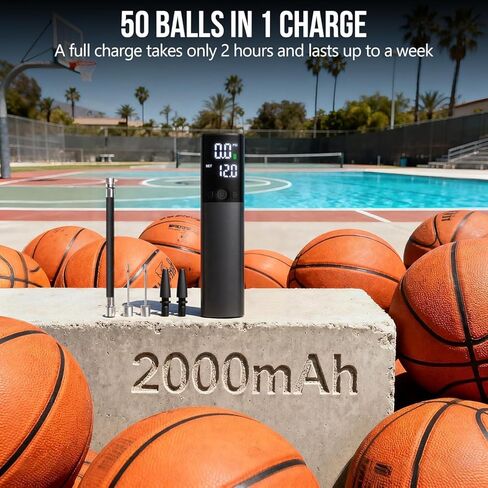 إبرة مضخة هواء 35 قطعة، كرة نفخ لكرة السلة وكرة القدم وكرة الطائرة وكرة القدم أو كرات الرجبي البديلة مع صندوق تخزين فضي in Kuwait