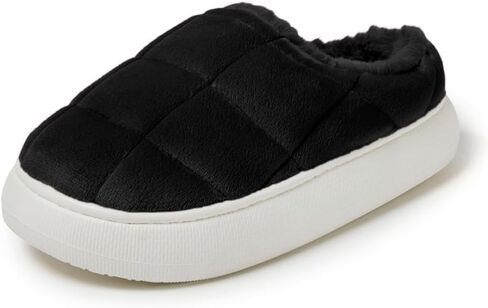 Dearfoams womens Quilted Cloud Puff Lightweight Cozy Shea Clog With Platform Cushioned Outsole in Saudi Arabia