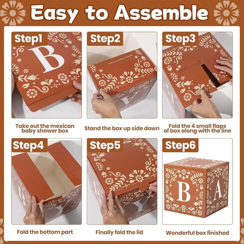 4 قطع من ديكورات حفلات استحمام الطفل المكسيكي، صناديق الأطفال المكسيكية بابيل بيكادو مع حروف دي بارو تيراكوتا، كتل الخامس من مايو دي مايو، ديكور صندوق لكشف الجنس عن عيد ميلاد فييستا صور الدعائم in Kuwait