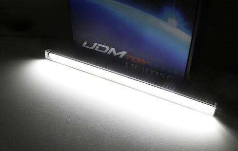 شريط إضاءة iJDMTOY 57-LED شديد السطوع وصلب للغاية ونحيف للغاية، متوافق مع Toyota 2012-2015 Tacoma، 2010-2020 4Runner مع مغرفة غطاء محرك السيارة OEM in Saudi Arabia