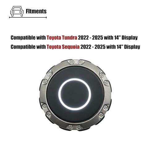 Volume Knob Compatible with Toyota Tundra Sequoia 2022 2023 2024 2025, Radio Knob for 86128-0C060 in Kuwait