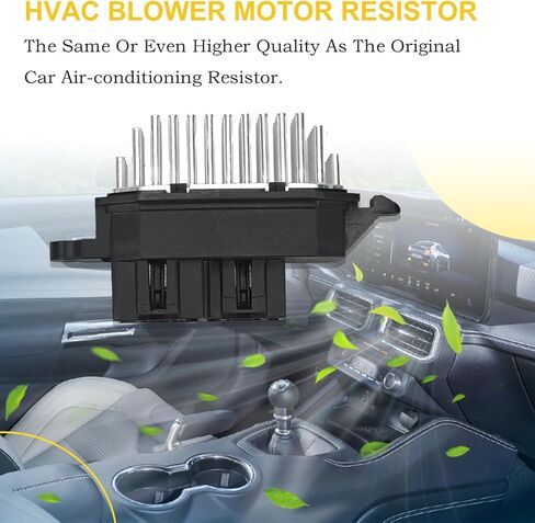 مقاوم محرك منفاخ HVAC متوافق مع Nissan Rogue Sport/Rogue/Pathfinder/Qashqai J11، Ford Transit/Ecosport 2014 2015 2016 2017 2018 2019 وحدة التحكم في المروحة 277615NA0A، AV1119E624AA، 277A14BU0A in Kuwait