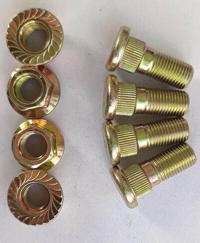 Wheel Hub Brake Drum Studs # 92150-1366 & Lug Nuts Replacement for 1990-2024 Kawasaki Mule 2010 2020 2030 2500 2510 2520 3000 3010 3020 4000 4010 UTV Front Rear in Kuwait