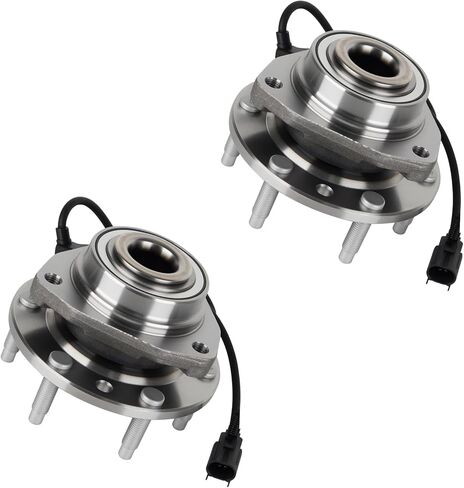 مجموعة محمل محور العجلة الأمامية مناسبة لسيارة Chevy Trailblazer EXT SSR/Buick Rainier 4.2L/ Saab 9-7x 4.2L/ GMC Envoy 4.2L XL XUV/Oldsmobile Bravada/Isuzu Ascender 4.2L 6Lug w/ABS يستبدل 513188 قطعتان in Kuwait