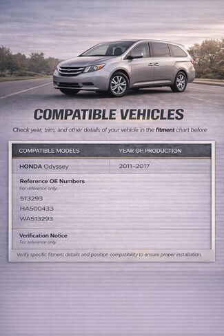 زوج 513293 مجموعة محور العجلة الأمامية، مناسب لسيارة Honda Odyssey 2017 2016 2015 2014 2013 2012 2011، 5 العروات in Kuwait