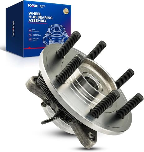 محمل العجلة الأمامية KAX 515158 متوافق مع 2015-2017 Ford Expedition 4WD، 2015-2017 Lincoln Navigator 4WD، 6 العروات مع ABS in Kuwait