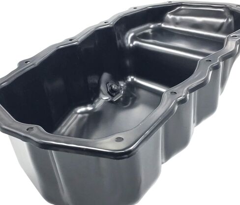 Engine Oil Pan with Drain Plug, Steel Oil Pans Sump for Plymouth Breeze 1998 1999 2000 Dodge Stratus 1996 Chrysler Sebring 264-227 in Saudi Arabia