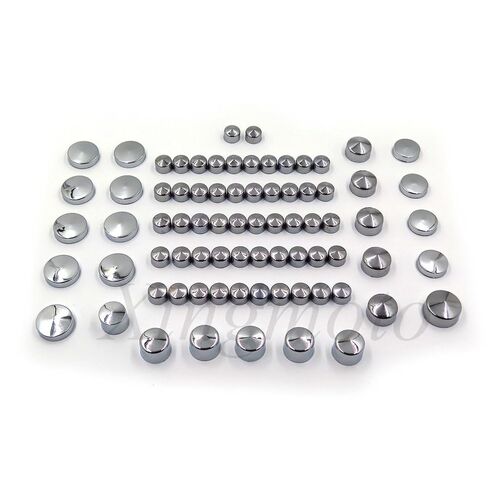 AfterMokit Replacement 77 Piece Caps Cover Kit for 04-15 Harley Sportster Engine & Misc Bolt Nut Chrome in Kuwait