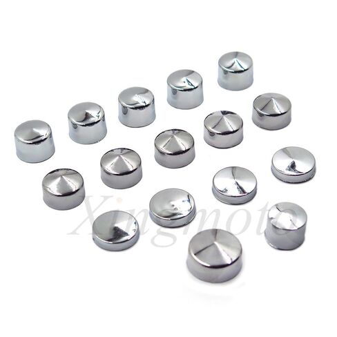 AfterMokit Replacement 77 Piece Caps Cover Kit for 04-15 Harley Sportster Engine & Misc Bolt Nut Chrome in Kuwait