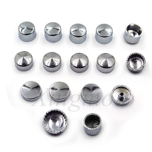 AfterMokit Replacement 77 Piece Caps Cover Kit for 04-15 Harley Sportster Engine & Misc Bolt Nut Chrome in Kuwait