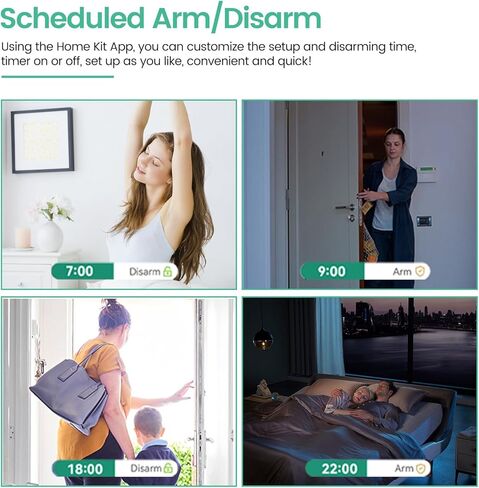 PANACARE 125db Loud Motion Sensor Alarm Indoor Wireless Infrared Security Motion Detector with Siren Light/Remote Control /3*AA Battery for Home/Shed/Garage in Kuwait