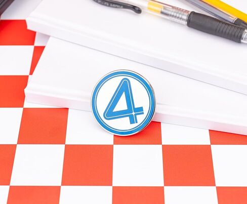Marvel Studios The Fantastic Four: First Steps Logo Enamel Pin | Badge Accessories For Lanyard, Backpack in Saudi Arabia