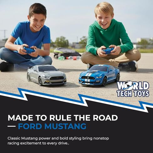 World Tech Toys Ford Mustang Shelby GT500 1:14 RTR Electric RC American Sports Car – Officially Licensed – Full Function Remote Control – RC Car for Kids 6+ in Kuwait