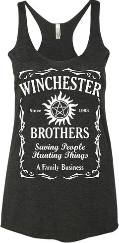 Winchester Brothers TV Series Whiskey Style Women Tank Top - Black New in Kuwait
