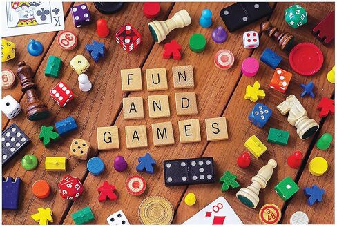 Fun Express Board Game VBS Game Pieces Photo Backdrop Banner - VBS Vacation Bible School Supplies/Decor, 3 Pieces in Saudi Arabia