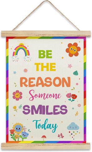 ملصقات ديكور للفصل الدراسي، كن سببًا في ابتسامات شخص ما اليوم، ديكور علم قماشي معلق لباب جدار الفصل الدراسي، ديكورات اقتباسات تحفيزية إيجابية للمدرسة، ملصقات العودة إلى المدرسة للفئة -04 in Kuwait