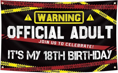 Hide The Car Keys Happy 16th Birthday Banner,Warning Signs Theme 16th Birthday Decorations For Boys Caution New Driver Birthday Photo Background (16) in Saudi Arabia