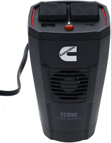 Cummins 120 Watt Power Inverter 12v Socket DC to AC Inverter Direct Plug Power Converter CMN120D in Saudi Arabia