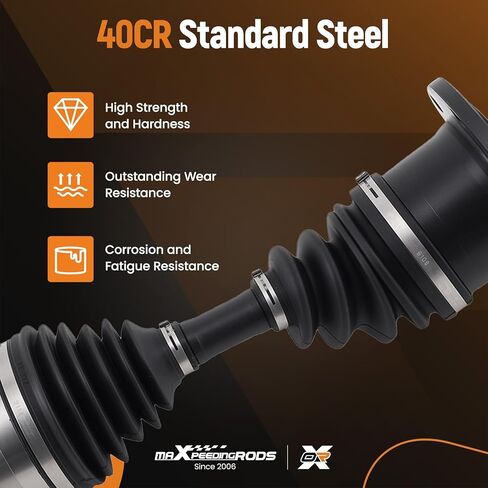 مجموعة عمود المحور الأمامي من maxpeedingrods لسيارة Ford Expedition 03-06، F-150 04-08، Lobo 03-08، Lincoln Mark LT 06-08، Navigator 03-06، 4.2L 4.6L 5.4L، 4WD، الجانب الأيسر أو الأيمن، استبدال # 2L1Z3B436BB in Saudi Arabia