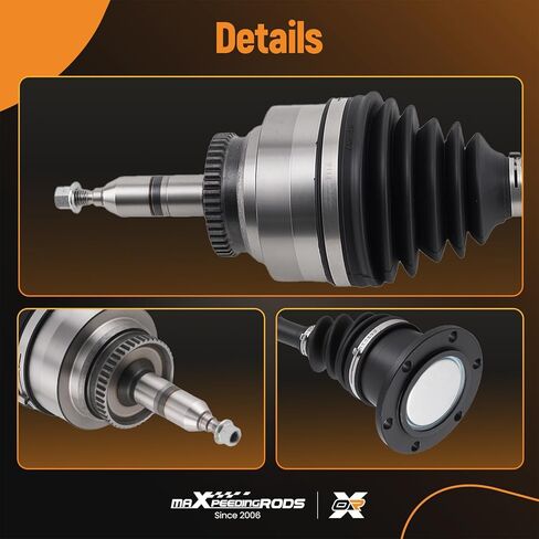 مجموعة عمود المحور الأمامي من maxpeedingrods لسيارة Ford Expedition 03-06، F-150 04-08، Lobo 03-08، Lincoln Mark LT 06-08، Navigator 03-06، 4.2L 4.6L 5.4L، 4WD، الجانب الأيسر أو الأيمن، استبدال # 2L1Z3B436BB in Saudi Arabia