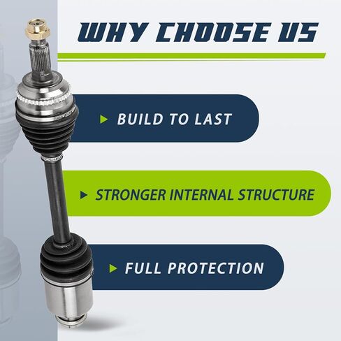 محور السيرة الذاتية لجانب الراكب الأمامي متوافق مع 2007-2013 Ford Edge، 07-13 Lincoln MKX، 2007-2011 Mazda CX-7، 2007-2008 Mazda CX-9، مجموعة العمود الأيمن 60-2189 in Kuwait